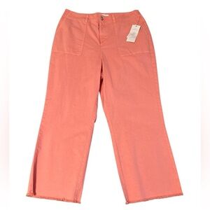 New Directions Coral Wide-Leg pants Frida peach size 12